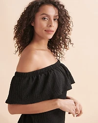 Pebble Beach Off-the-Shoulder Short Dress