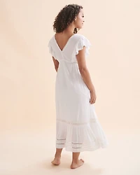 Miami Luxe Ruffle Maxi Dress
