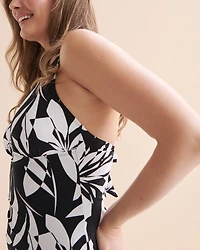 Graphic Art D Cup Tankini Top