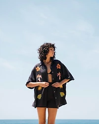 Chemise à manches courtes On Vacation