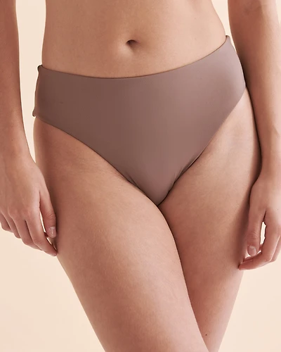 Saltwater Solids High Waist Bikini Bottom