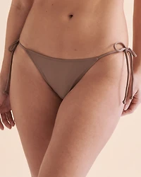 Saltwater Solids Side Tie Bikini Bottom