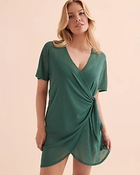 Wrap Cover-Up Dress