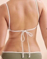 Clarity Jayme Fixed Triangle Bikini Top