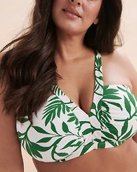 Green Island D Cup Bandeau Bikini Top
