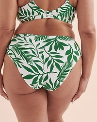 Bas de bikini taille haute Green Island