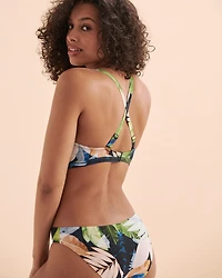 Rainforest Tale D Cup Crossed Bikini Top