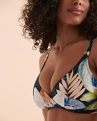 Rainforest Tale D Cup Crossed Bikini Top