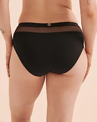 Bas de bikini à insertions résille