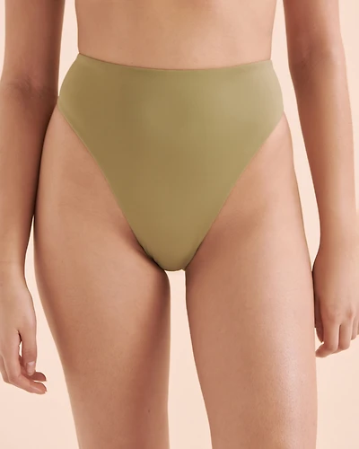 Saltwater Solids High Waist Bikini Bottom
