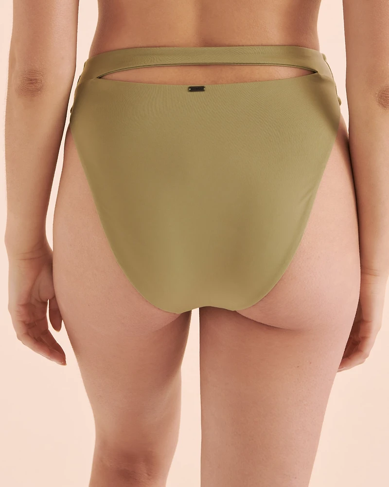Saltwater Solids High Waist Bikini Bottom