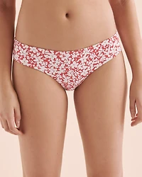 Bright Red Cheeky Bikini Bottom