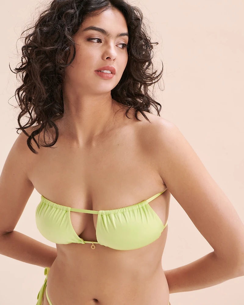 Bright Shiny Halter Bikini Top