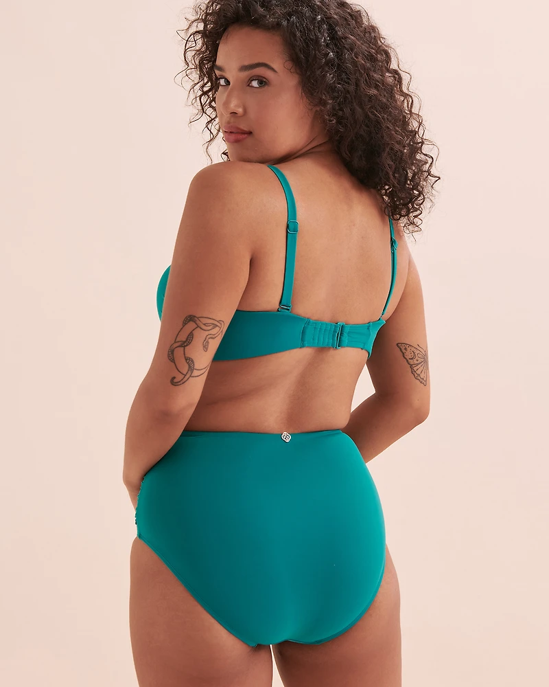 Blue Paradise D Cup Bandeau Bikini Top