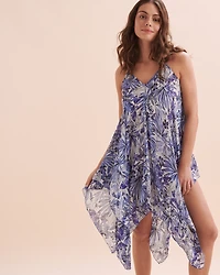Robe midi en chiffon Jungle Fever