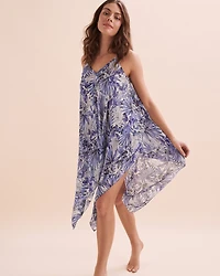 Robe midi en chiffon Jungle Fever