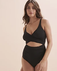 Maillot une-pièce wrap