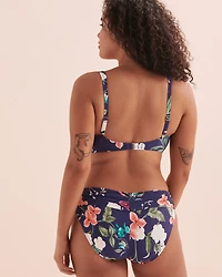 Haut de bikini plongeant Vera Floral Fantasy