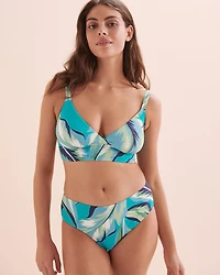 Jungle Foliage Cecile Triangle Bikini Top