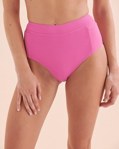 Malibu Pink Lady High Waist Bikini Bottom
