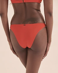 Bas de bikini cheeky Saltwater Solids Flamenco