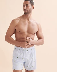 Palm Stripes Volley Swimsuit