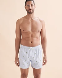 Palm Stripes Volley Swimsuit