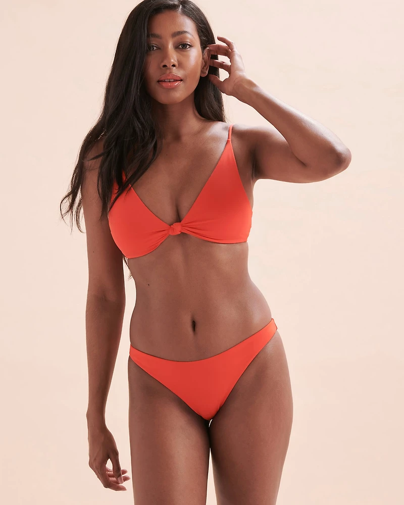 Saltwater Solids Flamenco Cheeky Bikini Bottom