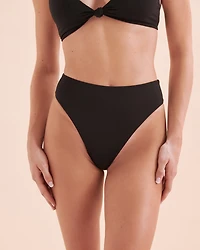 Saltwater Solids High Waist Bikini Bottom