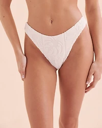 Santorini Terry High Leg Brazilian Bikini Bottom