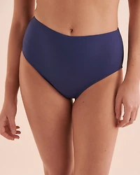 Solid High Waist Bikini Bottom