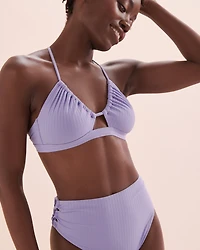 Sunset Ribbed Bralette Bikini Top