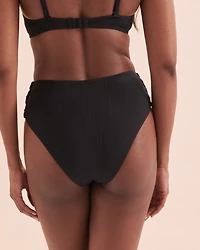 Sunset Ribbed High Waist Brazilian Bikini Bottom