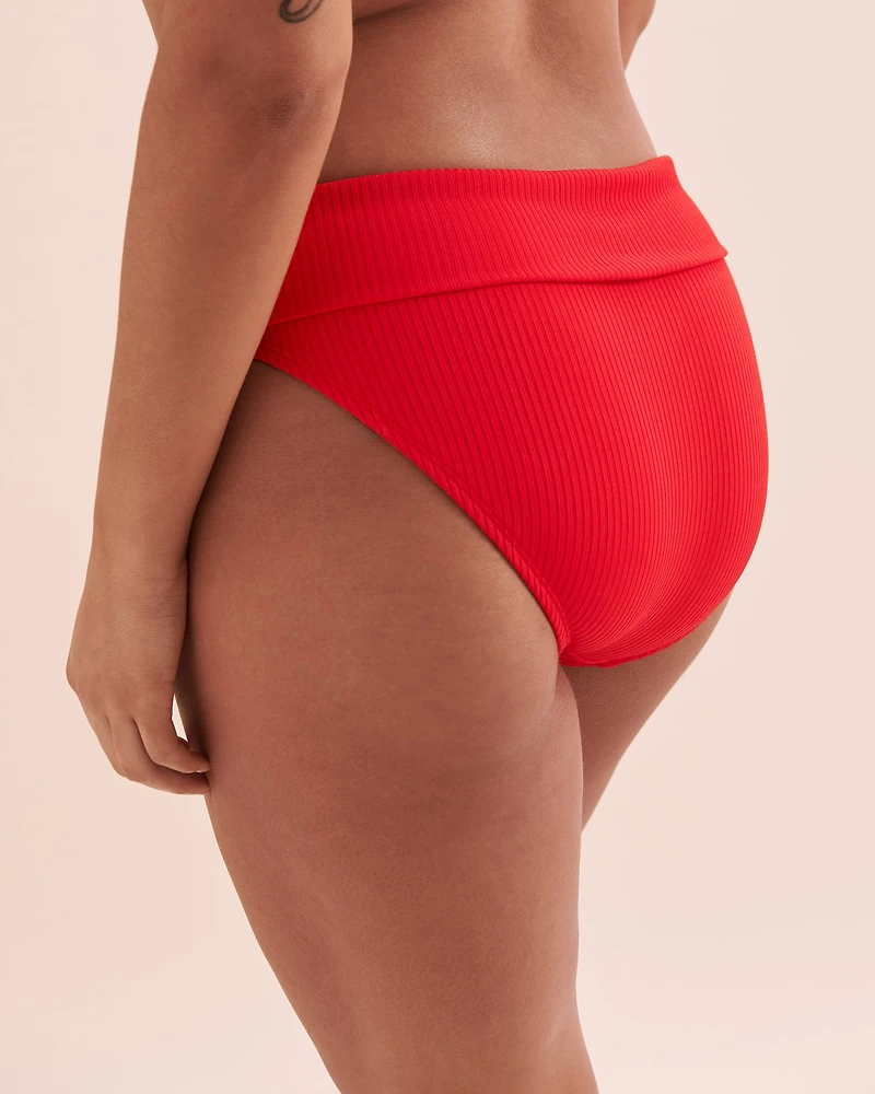 Walk The Line Foldover Waistband Bikini Bottom
