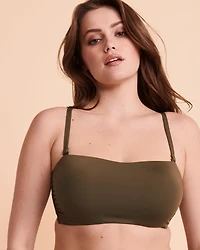 Haut de bikini bandeau bonnet D SOLID