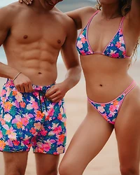 Electric Palms Cheeky Bikini Bottom