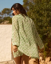 Chemise en mousseline à manches longues