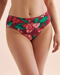Bas de bikini taille mi-haute