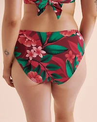 Bas de bikini taille mi-haute