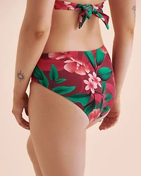 Bas de bikini taille mi-haute