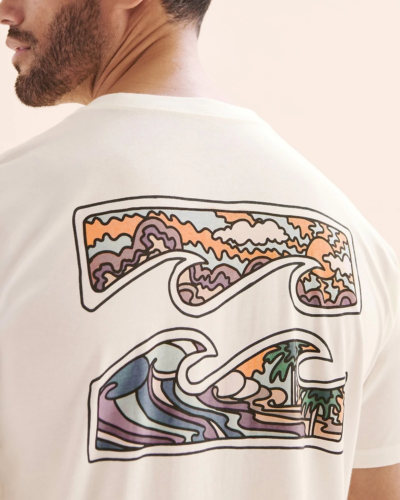 Crayon Wave Premium Short Sleeve T-shirt