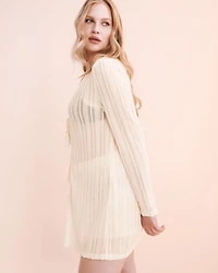 Haut manches longues en crochet