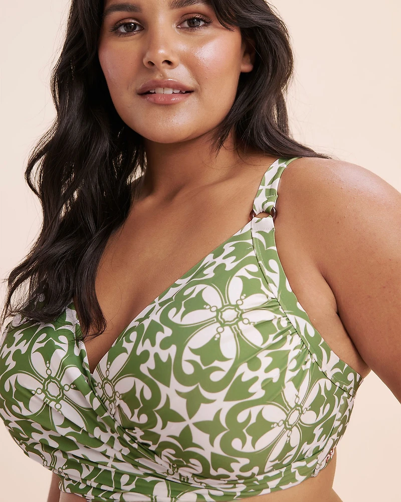 D Cup Plunge Bikini Top