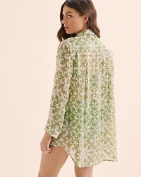 Chemise en mousseline à manches longues