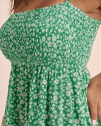 Robe en gaze à smocks