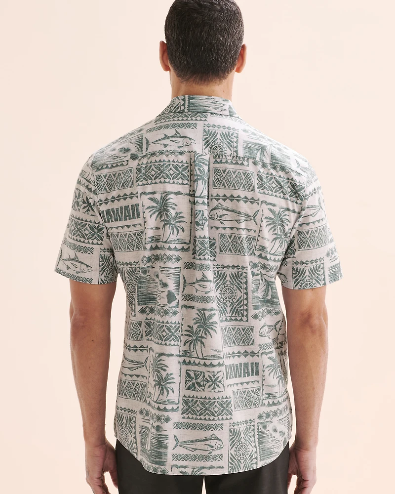 Chemise hawaïenne à manches courtes Trvlr Upf Traverse