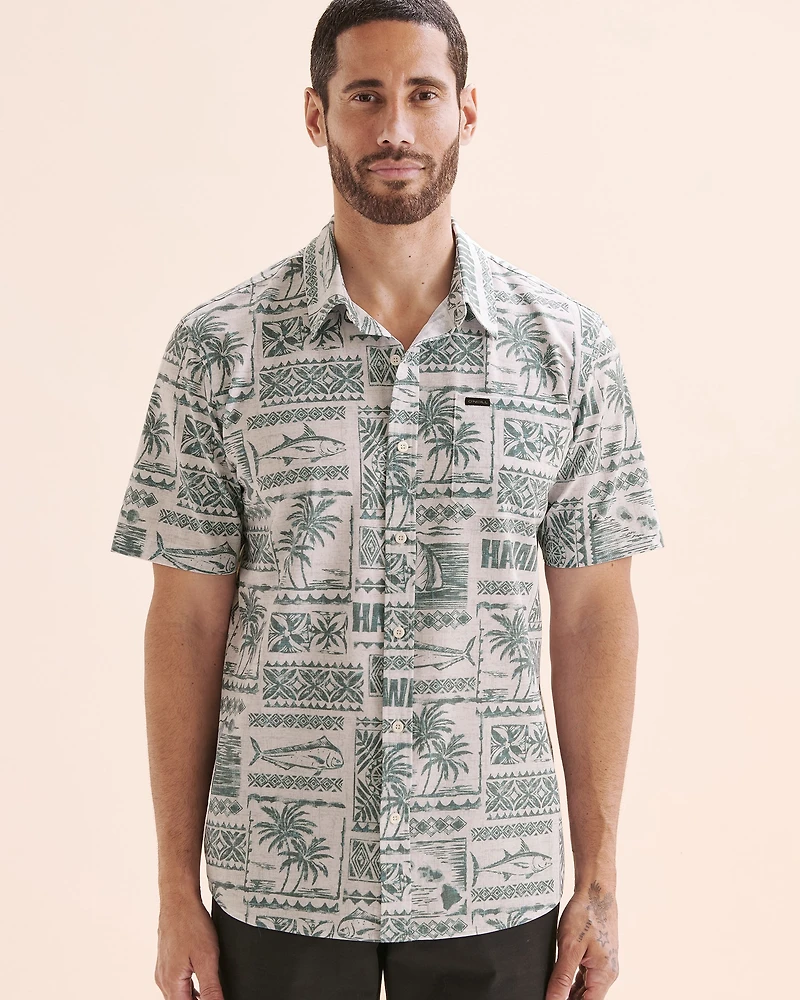 Chemise hawaïenne à manches courtes Trvlr Upf Traverse