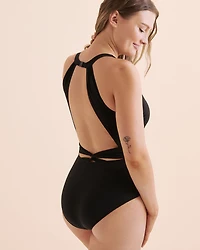 Maillot de bain une-pièce à col montant Tutti Fruti