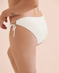 Bas de bikini taille basse en dentelle Bloom Juliana