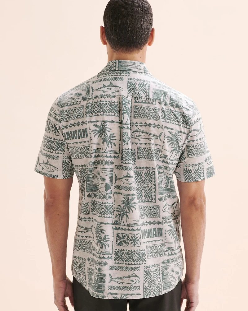 Trvlr Upf Traverse Hawai Short Sleeve Shirt